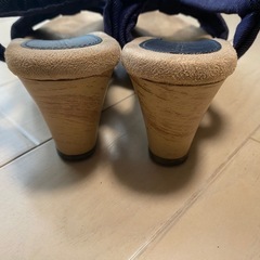 レディース　👡Ⓜ️サイズサンダル紺色　の画像