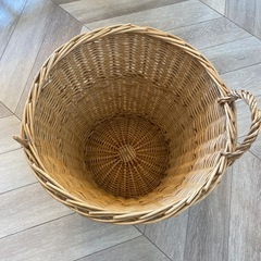 【あげます】木かご、木フックの画像