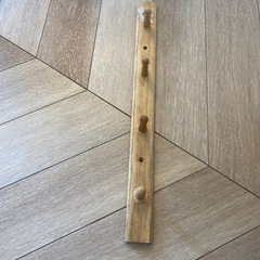 【あげます】木かご、木フックの画像