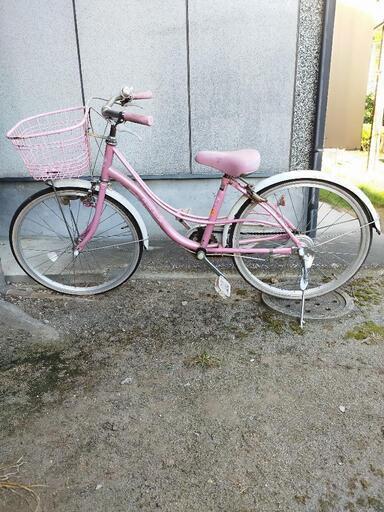 週末限定　小学生　女の子　自転車