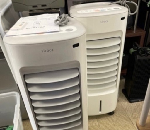 ★シロカ★加湿器付き温冷風扇★