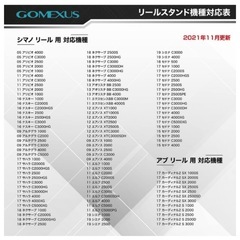 ゴメクサス　リールスタンド　シマノ用R3の画像