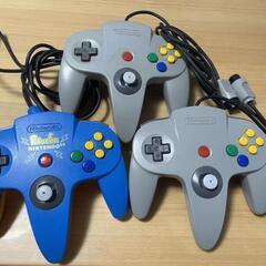 【値下げ】ニンテンドー64　コントローラー3つ　動作確認済の画像