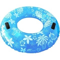 シュノーケルセットと浮き輪の画像