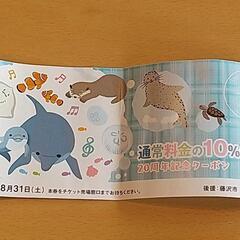 2024年8月末まで!  新江ノ島水族館 割引券