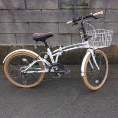 折りたたみ自転車 ドッペルギャンガーDOPPELGANGER  白 24インチ m6-24旧型の画像