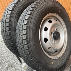 145 80 12 4本　スタッドレスタイヤホイールセット　