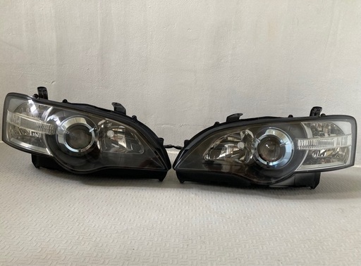 【極美中古】BP5レガシィ前期 ヘッドライトユニット左右 コーティング済み