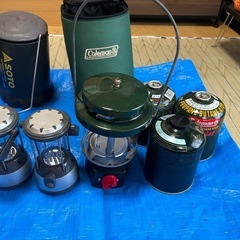 コールマンのガスランタンと他ランタン類