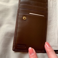 コーチ　二つ折財布　新品　未使用　保管品の画像