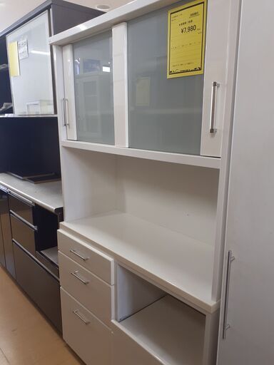 【U2205】★食器棚 2枚扉