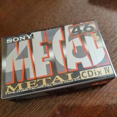 売切最終値下 稀少品2本ﾊﾟｯｸ【日本製ﾒﾀﾙ】SONY 2C-46CDX4A ｶｾｯﾄﾃｰﾌﾟの画像