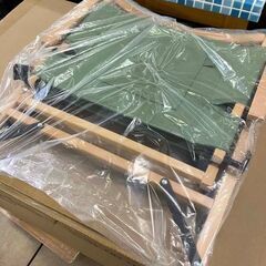 【未使用品】キュリアス curiace ワンタッチローチェア LT-DB ダークブラウン 耐荷重80kg キャンプ アウトドア 椅子 ※開封済の画像