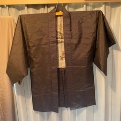 男性着物、170cm、サイズL大島紬、羽織り、長襦袢、セットの画像