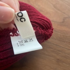 ワールド　ozoc ニット帽　赤の画像