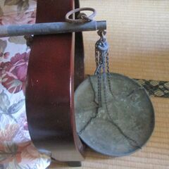 昔の計量皿付き　ちきりの画像