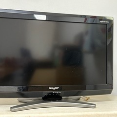 テレビ　SHARP AQUOS 26v型　分波器付 
