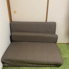 8/7まで！【折り畳み・フルフラット可】ソファーベッド