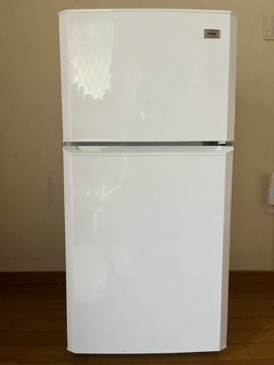 【受け渡し予定者決定済み】(2015年製) ハイアール 106L 2ドア 冷凍冷蔵庫 Haier JR-N106K