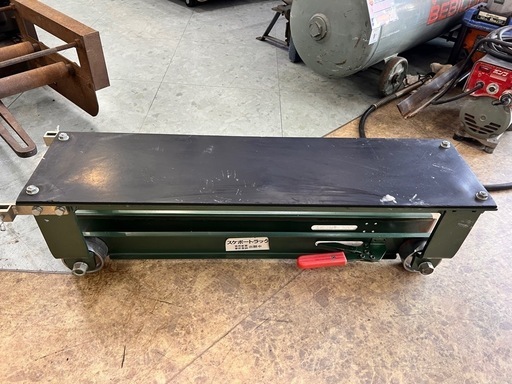 スケボートラック 鉄骨上運搬台車 ストッパー付 【10967597】