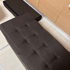 収納スツール　折りたたみ　2個セット　の画像