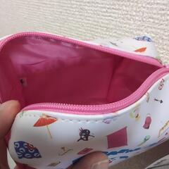 ドラえもん　てのひらぷっくりポーチ（ピンク）の画像