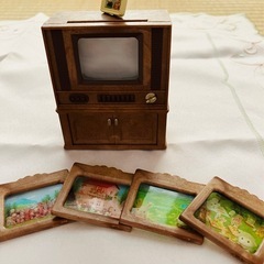 『決まりました』シルバニア④レトロなテレビ