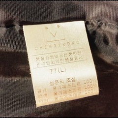 CHERRYKOKOチェリーココ韓流ブラックジャケットブレザーの画像