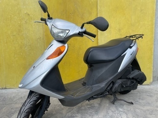 低走行10,000km❗️セル1発始動⭐️アドレスV125 SUZUKI⭐️前後タイヤバリ山❗️原付2種  ピンクナンバー　125cc