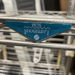 メタルラック　No.13860　シルバー　キャスター付き　Luminous　SLIM　【リサイクルショップどりーむ天保山店】の画像