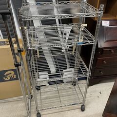 メタルラック　No.13860　シルバー　キャスター付き　Lum...