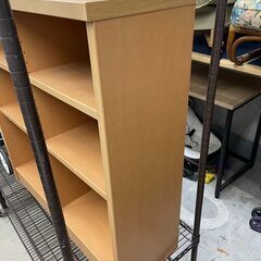 本棚　No.13879　ナチュラルカラー　中板調整可能!　【リサイクルショップどりーむ天保山店】の画像