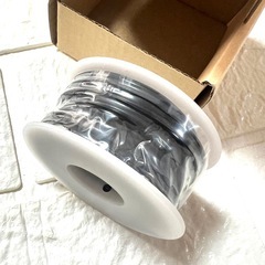 【未使用】18 AWG 2コア 電子電線 より線 PVC錫メッキ...