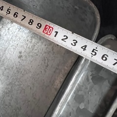 値下げ【昭和レトロ】　ブリキ缶ケース　収納ケースの画像