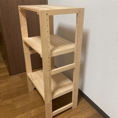 ニトリパインラック2段の画像