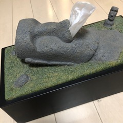 ティッシュケース　モアイ 