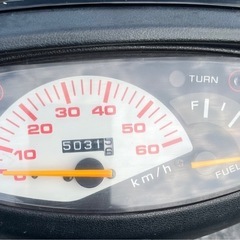 859.　動画あり　希少　AF28スーパーディオZX　原付　バイク　50cc   車体の画像