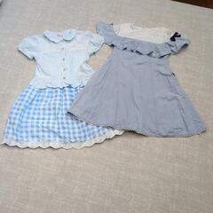 メゾピアノ　ワンピース　130ｃｍの画像