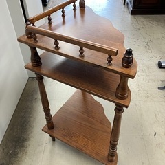 取引場所 南観音 K2407-701 コーナーサイドテーブル 汚れキズありの画像