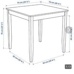 配送も対応[IKEA]ダイニングテーブル食卓テーブル正方型の画像