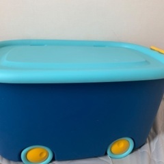 【差し上げます】蓋付きおもちゃボックス