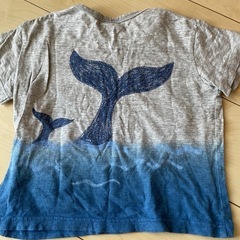 BIT'Z ビッツ 親子クジラ柄Tシャツ 110の画像