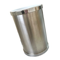 【非売品】アサヒ❤ワイン・シャンパンクーラー　ステンレス　昭和レトロの画像