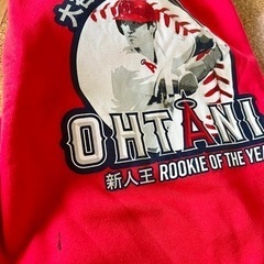 メジャーリーグ　Angels 大谷翔平選手が新人王獲得した記念で作られたトレーナーの画像