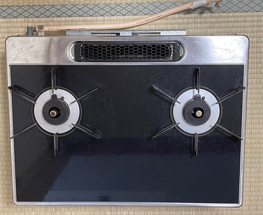 リンナイ グリル付ガステーブル〈両面焼き 
ガラストップ 〉