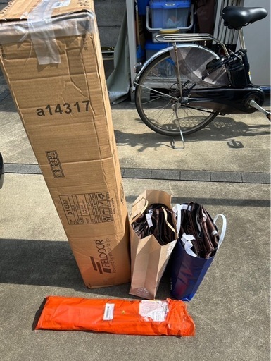 フィールドア　テント　タープ　2.5m  フルオプション仕様