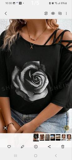 新品タグ付き　4L肩だしTシャツ
