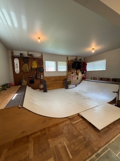 スケボー　ランプ　自作　DIY