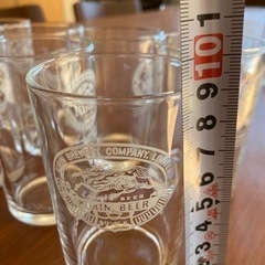 レトロなグラス34点（キリンビール10点、サッポロビール24点）の画像