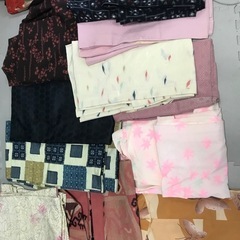 着物　古着物　上着計12点と帯4点